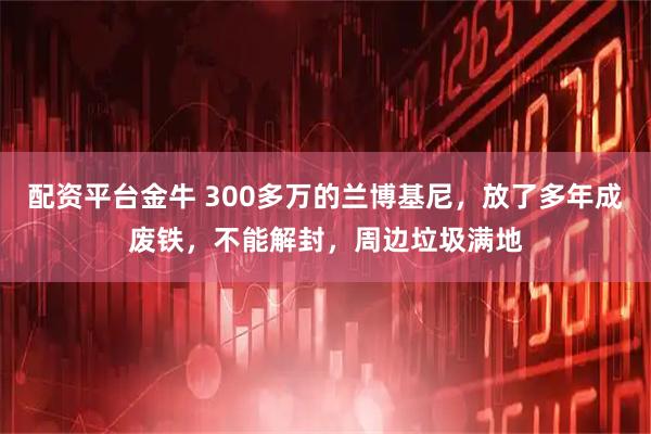 配资平台金牛 300多万的兰博基尼，放了多年成废铁，不能解封，周边垃圾满地